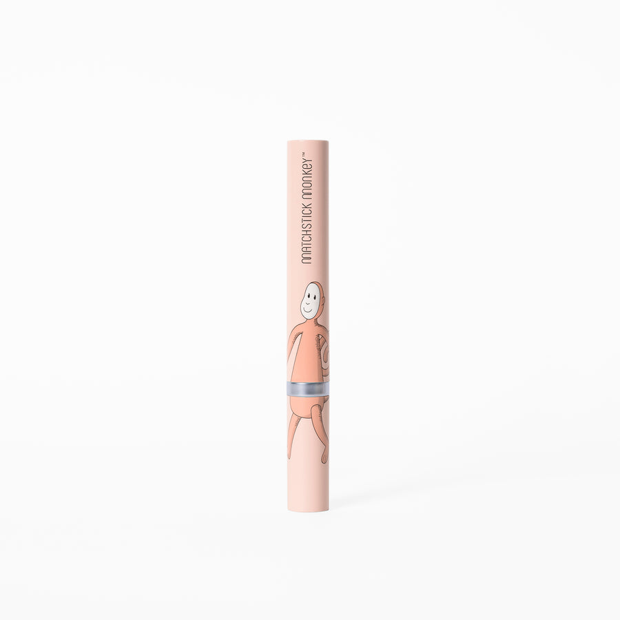 Matchstick Monkey Baby Sonic Toothbrush - Dusty Pink with ultra-soft bristles and protective cap for baby oral care