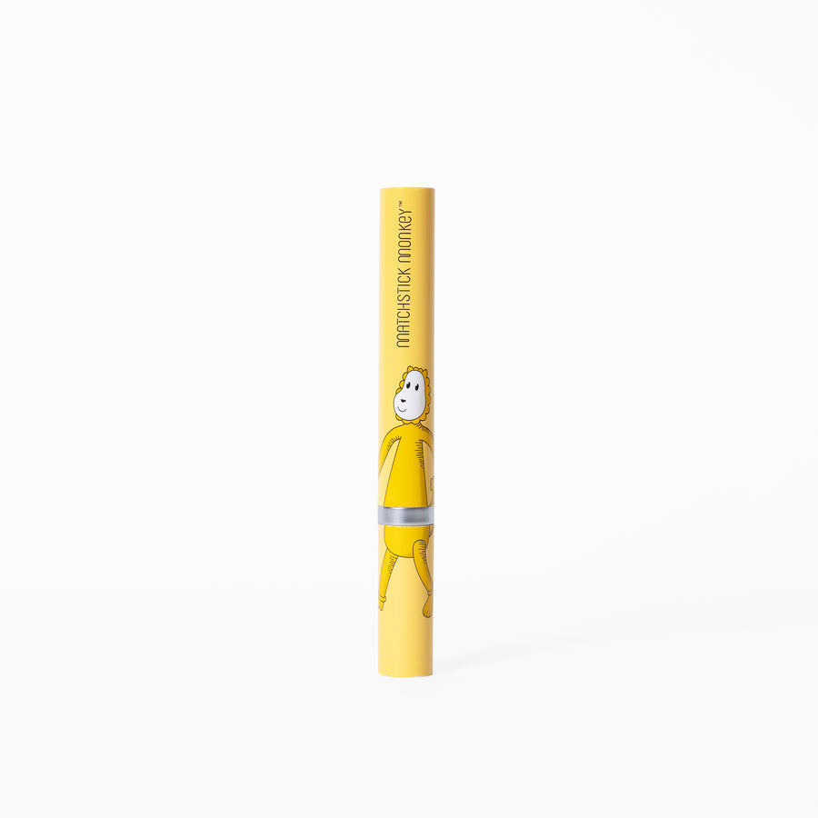 Matchstick Monkey Baby Sonic Toothbrush - Ludo Lion with ultra-soft bristles and protective cap for baby oral care