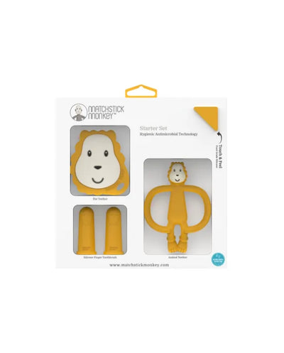 Matchstick Monkey Ludo Lion Teething Starter Set, alternate view