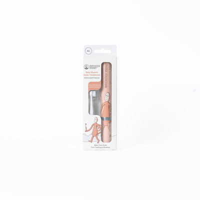 Matchstick Monkey Baby Sonic Toothbrush - Dusty Pink, alternate view