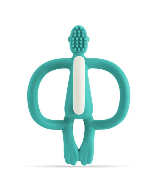 Matchstick Monkey Teething Toy and Gel Applicator - Emerald