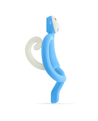 Matchstick Monkey Teething Toy and Gel Applicator - Baby Blue view 2