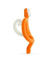 Matchstick Monkey Teething Toy and Gel Applicator - Orange view 2