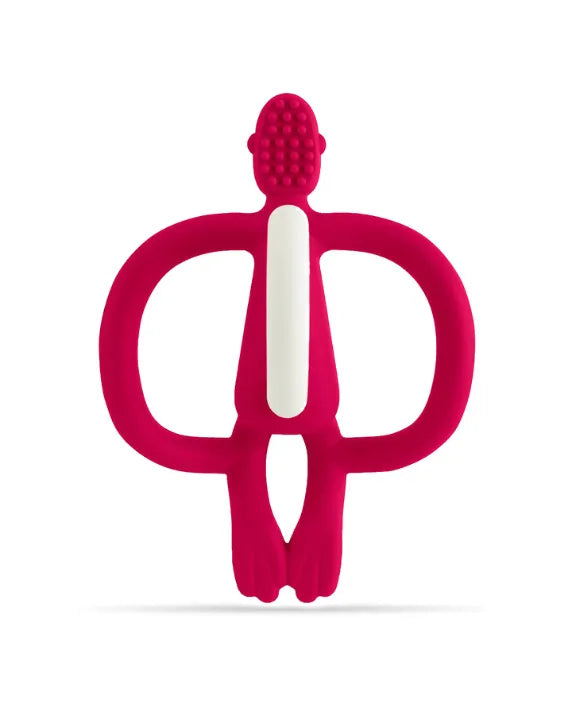 Matchstick Monkey Red Teething Toy and Gel Applicator