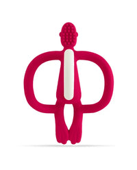 Matchstick Monkey Teething Toy and Gel Applicator - Red view 1