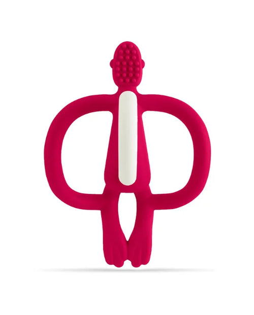 Matchstick Monkey Teething Toy and Gel Applicator - Red
