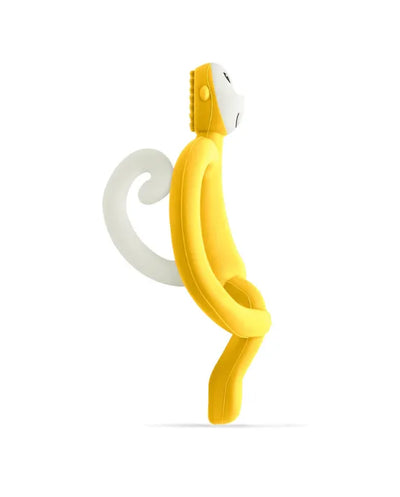Matchstick Monkey Teething Toy and Gel Applicator - Yellow, alternate view