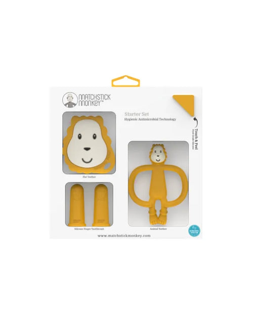 Matchstick Monkey Ludo Lion Teething Starter Set, alternate view