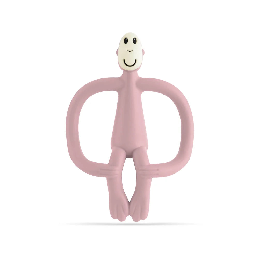 Matchstick Monkey Dusty Pink Teething Toy and Gel Applicator