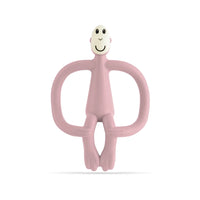 Matchstick Monkey Teething Toy and Gel Applicator - Dusty Pink view 1