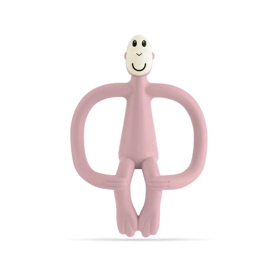 Matchstick Monkey Teething Toy and Gel Applicator - Dusty Pink