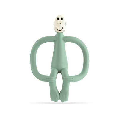 Matchstick Monkey Teething Toy and Gel Applicator - Mint Green