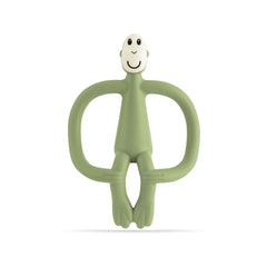 Matchstick Monkey Teething Toy and Gel Applicator - Olive