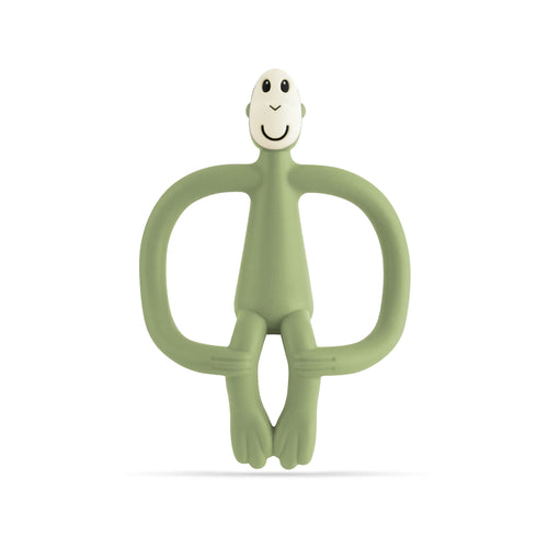Matchstick Monkey Teething Toy and Gel Applicator - Olive