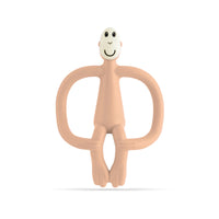 Matchstick Monkey Teething Toy and Gel Applicator - Peach view 1