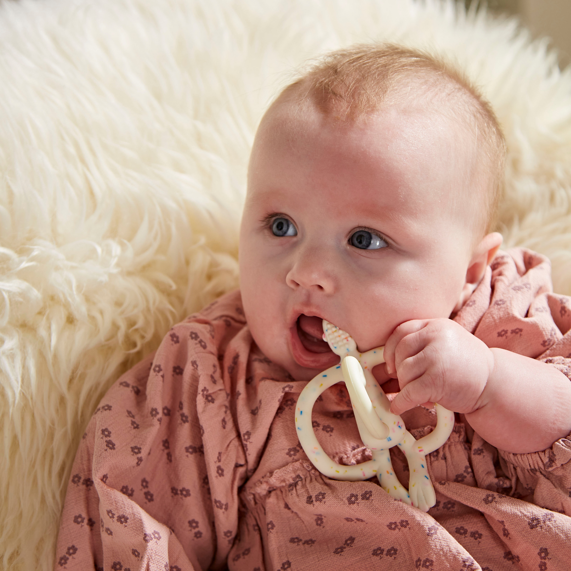 Matchstick Monkey Confetti Cream Teething Toy and Gel Applicator