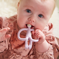 Matchstick Monkey Teething Toy and Gel Applicator - Lilac view 3