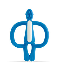 Matchstick Monkey Teething Toy and Gel Applicator - Blue view 2