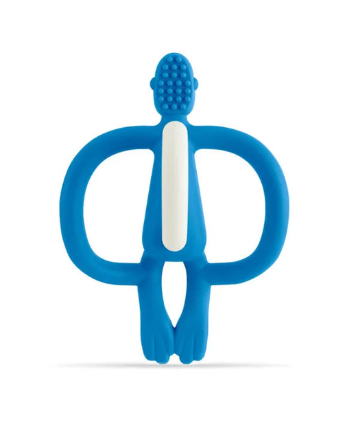 Matchstick Monkey Teething Toy and Gel Applicator - Blue, alternate view