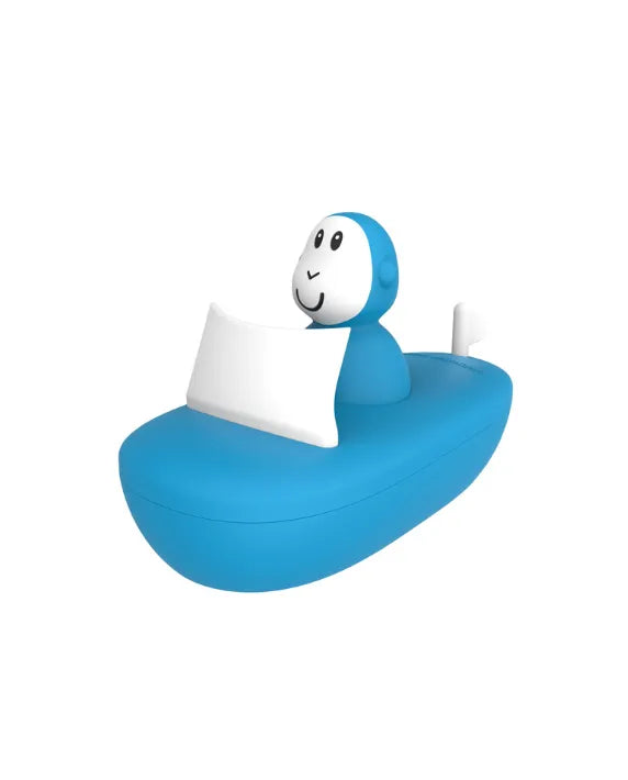 matchstick monkey blue bath toy