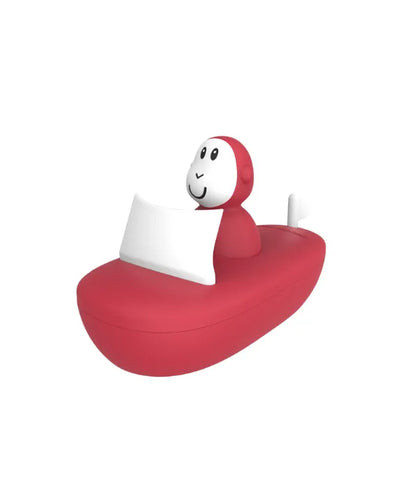 Matchstick Monkey Bath Time Boat Set - Red