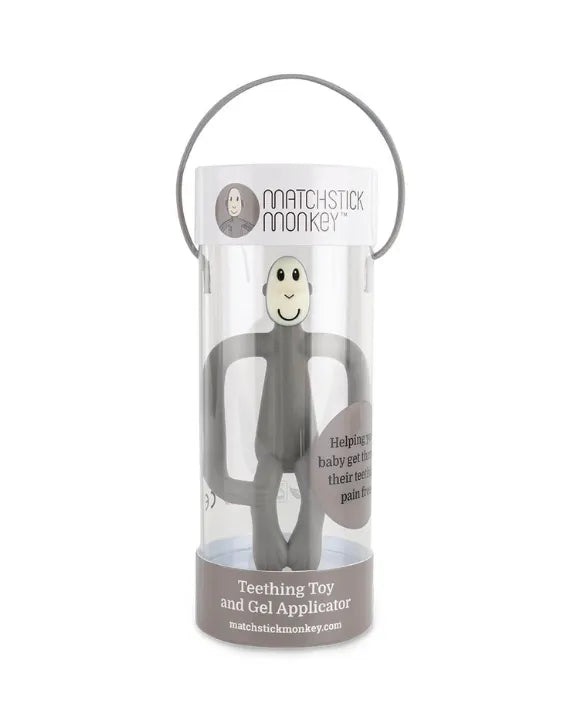Matchstick Monkey Grey Teething Toy and Gel Applicator