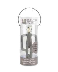 Matchstick Monkey Teething Toy and Gel Applicator - Grey view 4