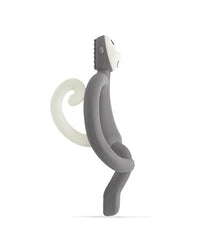 Matchstick Monkey Teething Toy and Gel Applicator - Grey view 3