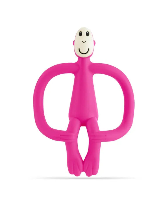 matchstick monkey pink teether