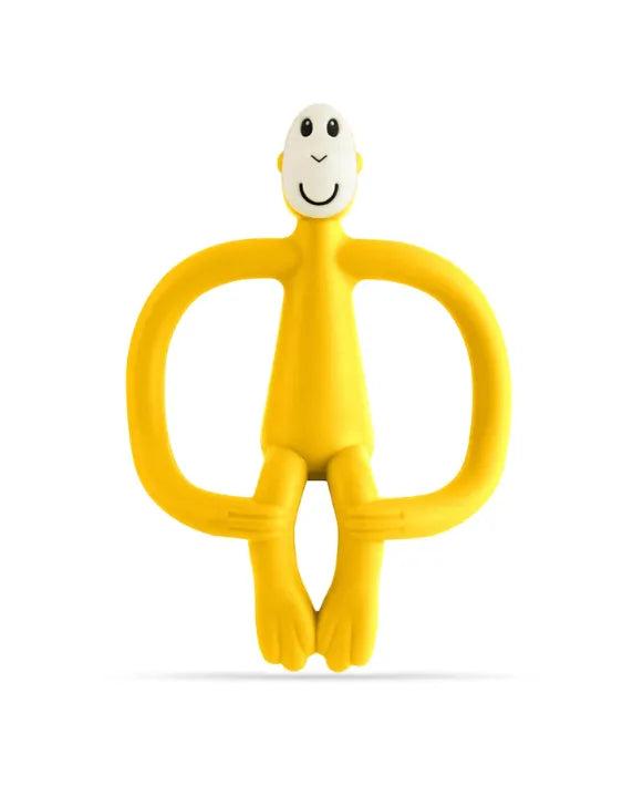 Matchstick monkey yellow teether