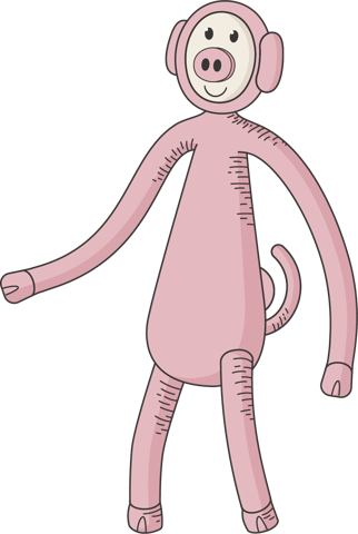 Pickle Pig illustrated character